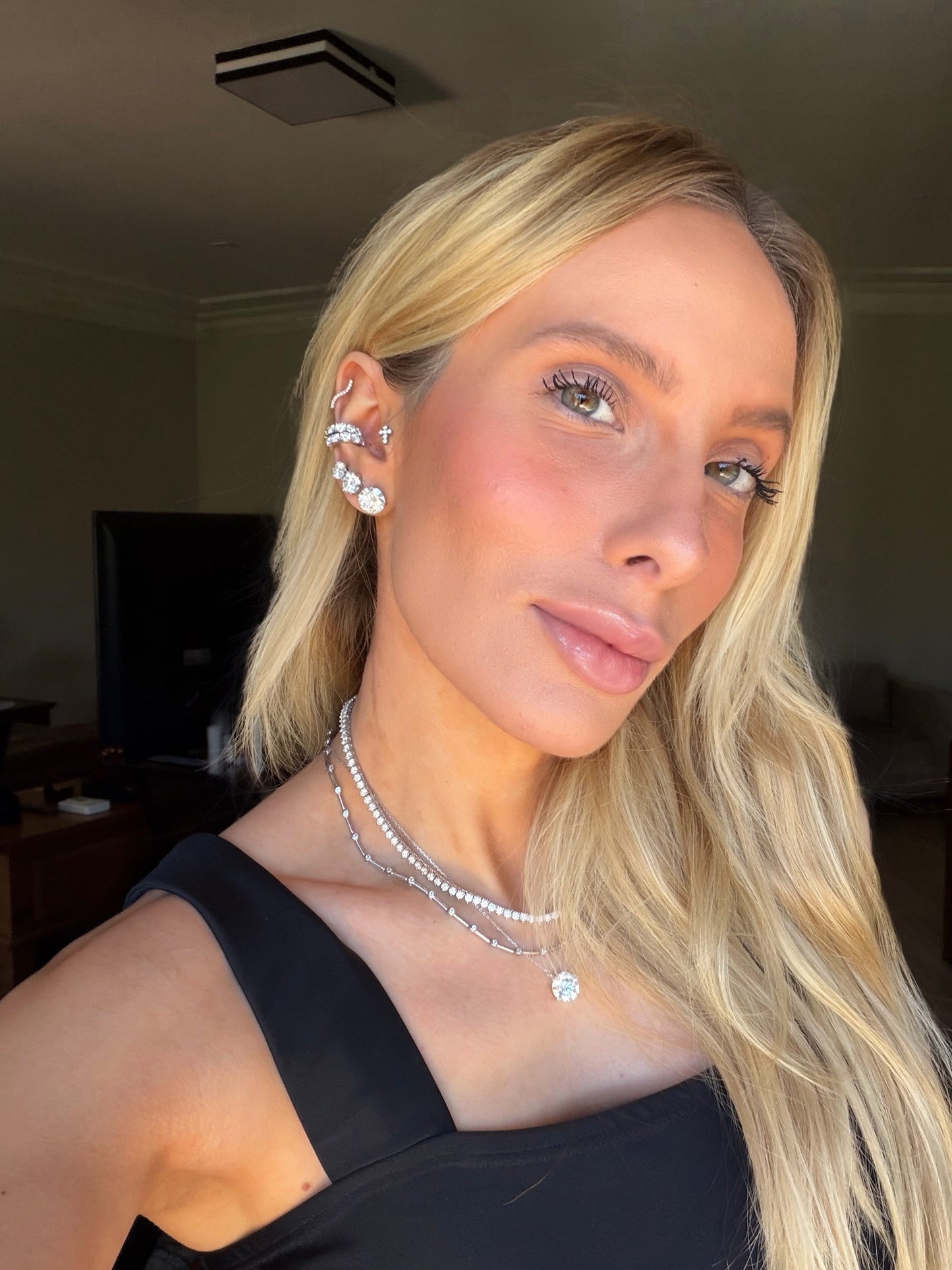 Majesty 11mm Moissanite Solitaire Necklace
