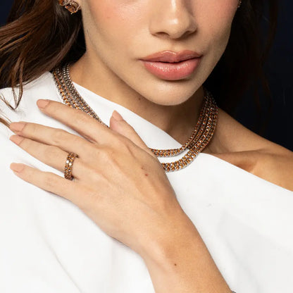 Coffee Riviera Necklace — 3mm | Lumina