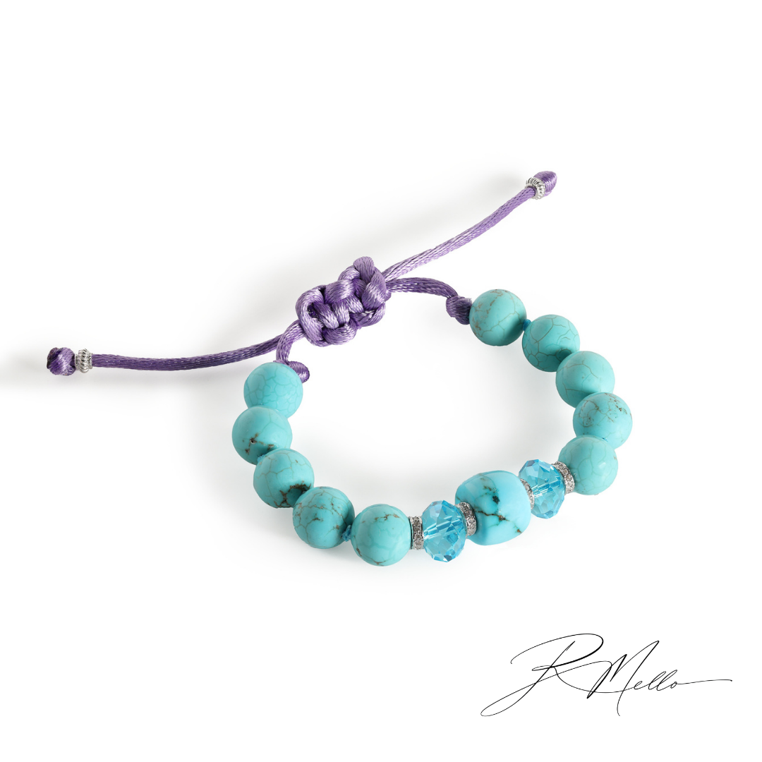 Portofino Natural Turquoise Adjustable Bracelet