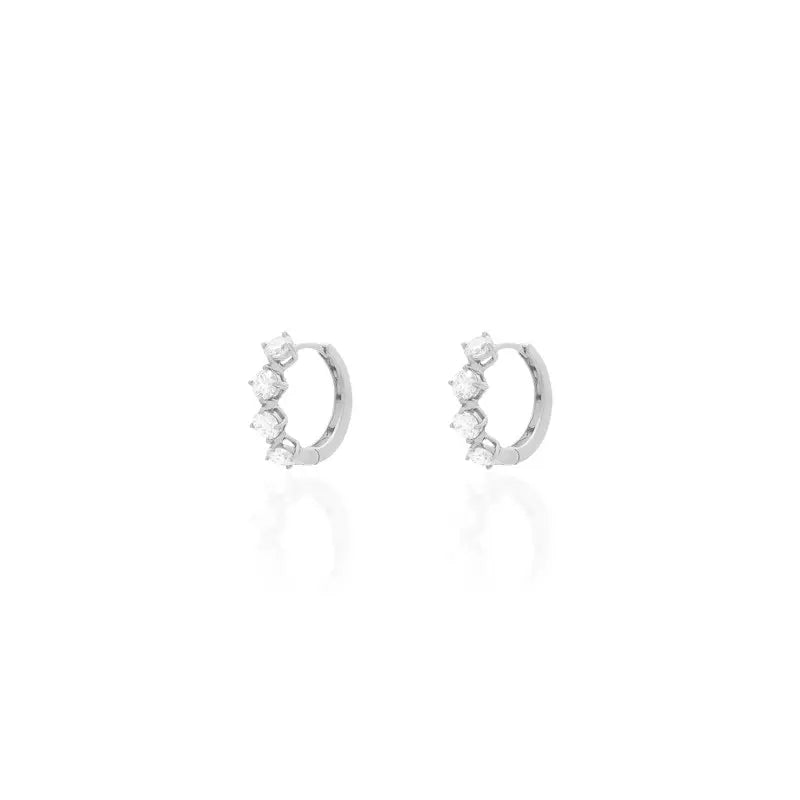 Mayfair Lights Moissanite Hoops