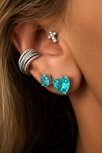 Éclat Moissanite Ear Cuff