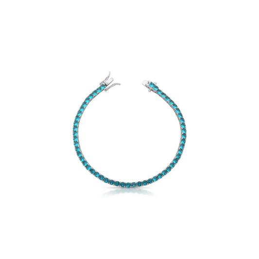 Paraíba Inspired Riviera Bracelet — 3mm | Lumina