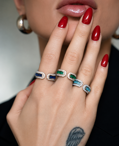 Monaco Aquamarine Ring
