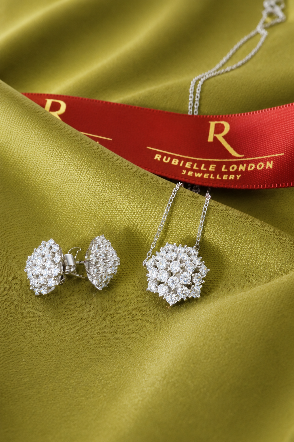 Cluster Moissanite Earrings