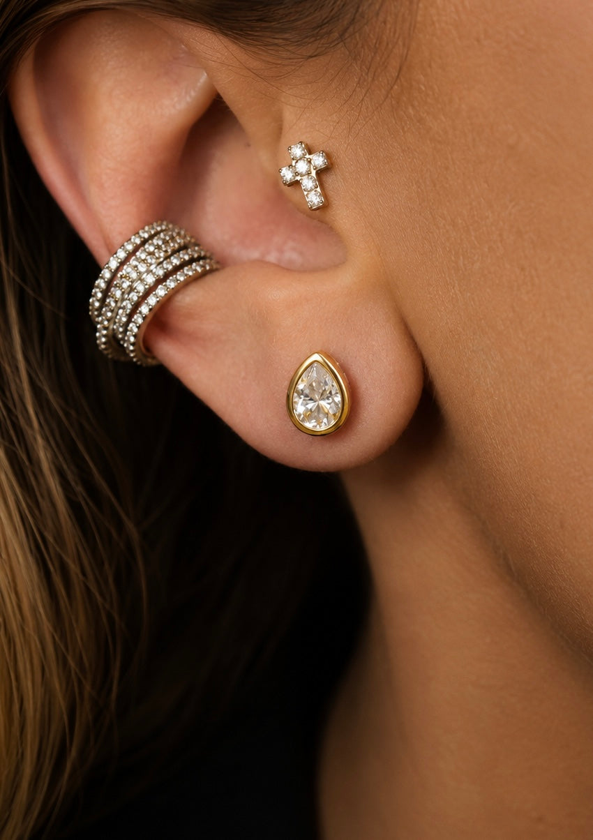 Éclat Moissanite Ear Cuff