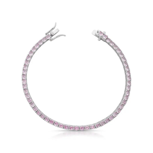 Kunzite Inspired Riviera Bracelet — 3mm | Lumina