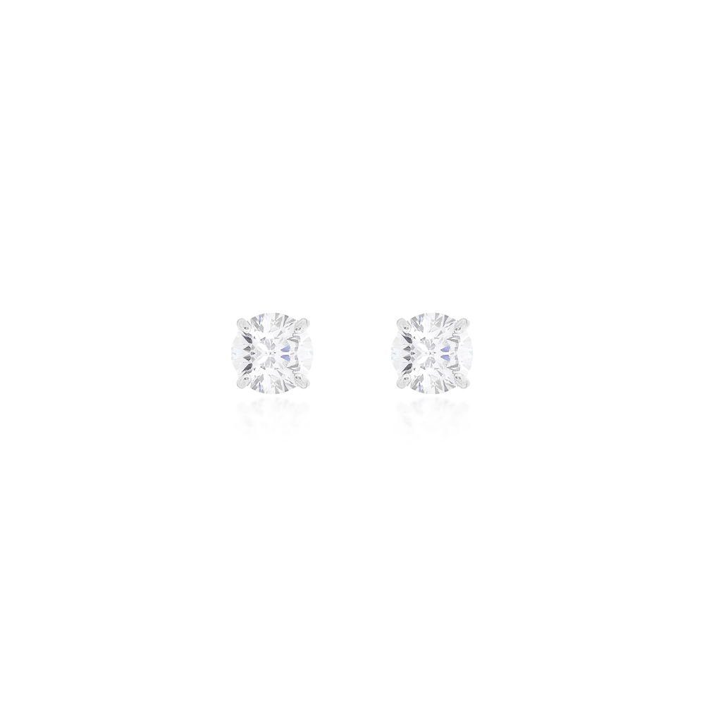 Majesty 6.5mm Moissanite Solitaire Studs