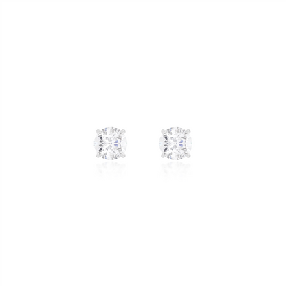 Majesty 8mm Moissanite Solitaire Studs