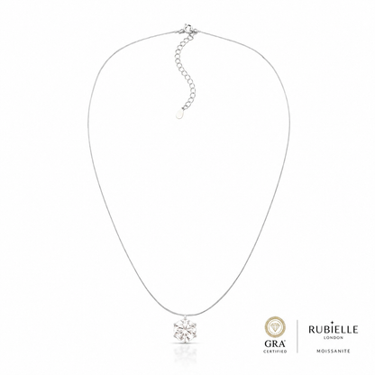 Majesty 9mm Moissanite Floating Necklace