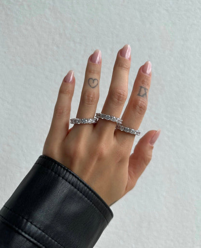 Anne 4mm Pavé Ring