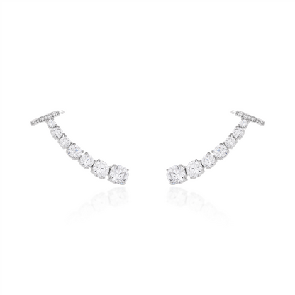 Cascata Ear Cuff — Silver & Gold
