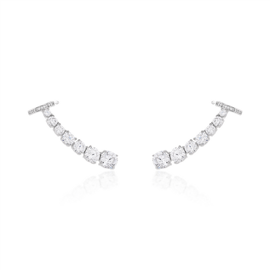 Cascata Ear Cuff — Silver & Gold