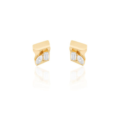 Windsor Mosaic Moissanite Earrings