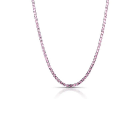 Kunzite Inspired Riviera Necklace — 4mm | Lumina