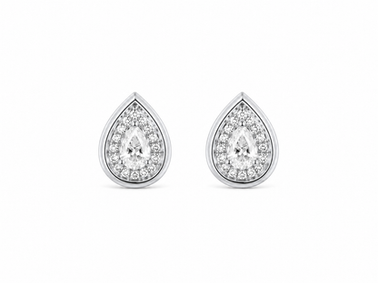 Victoria Pear Moissanite Earrings