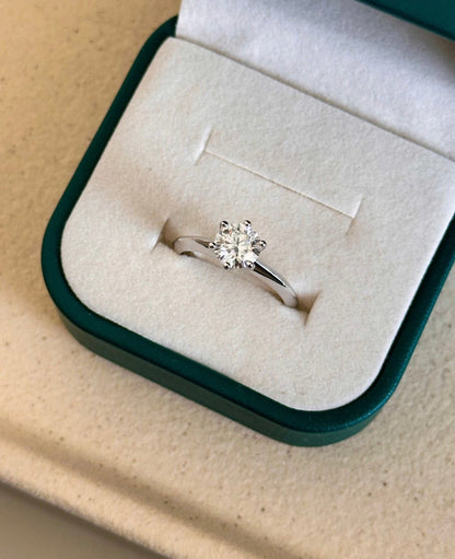 Classic 6.5mm Solitaire Ring