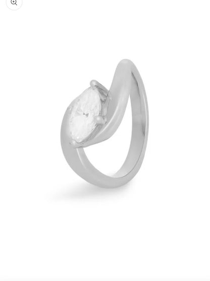 Kensington Marquise Moissanite Ring | Pinky Ring