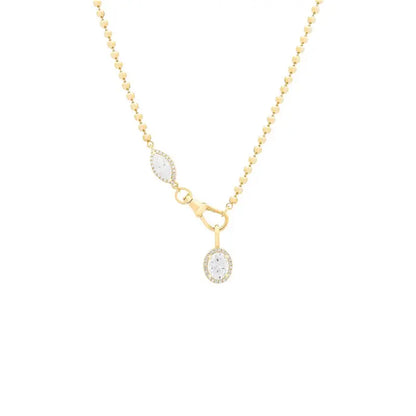 Sélène Duo Moissanite Necklace