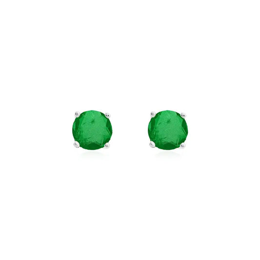 Chelsea 12mm Emerald Fusion Studs