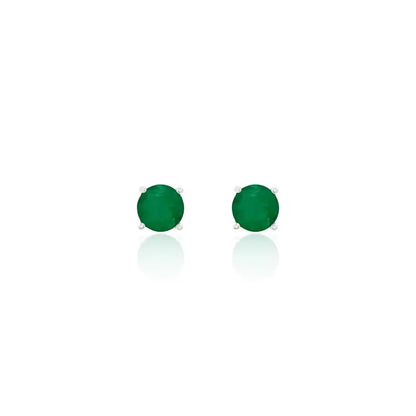 Chelsea 6mm Emerald Fusion Studs