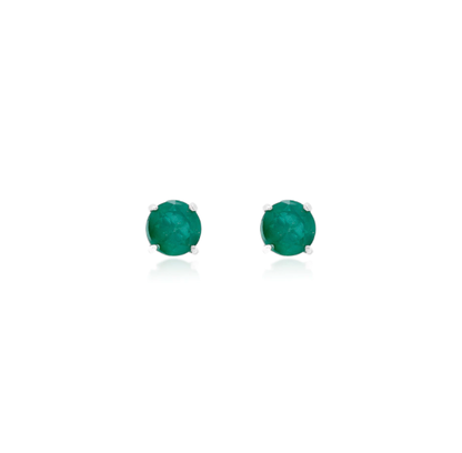 Chelsea 8mm Emerald Fusion Studs