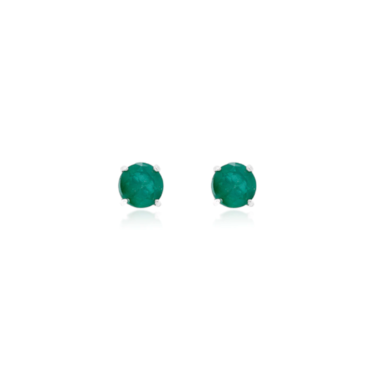 Chelsea 8mm Emerald Fusion Studs