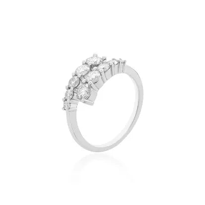 Windsor Cascade Moissanite Ring