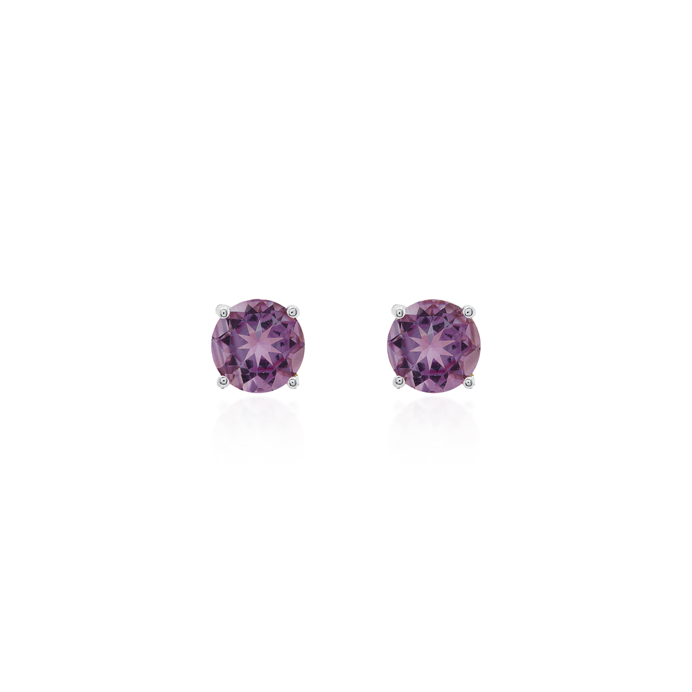 Gaia Natural Amethyst Earrings