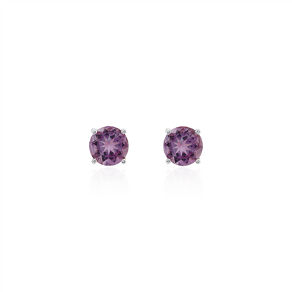 Gaia Natural Amethyst Earrings