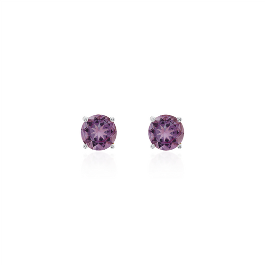 Gaia Natural Amethyst Earrings