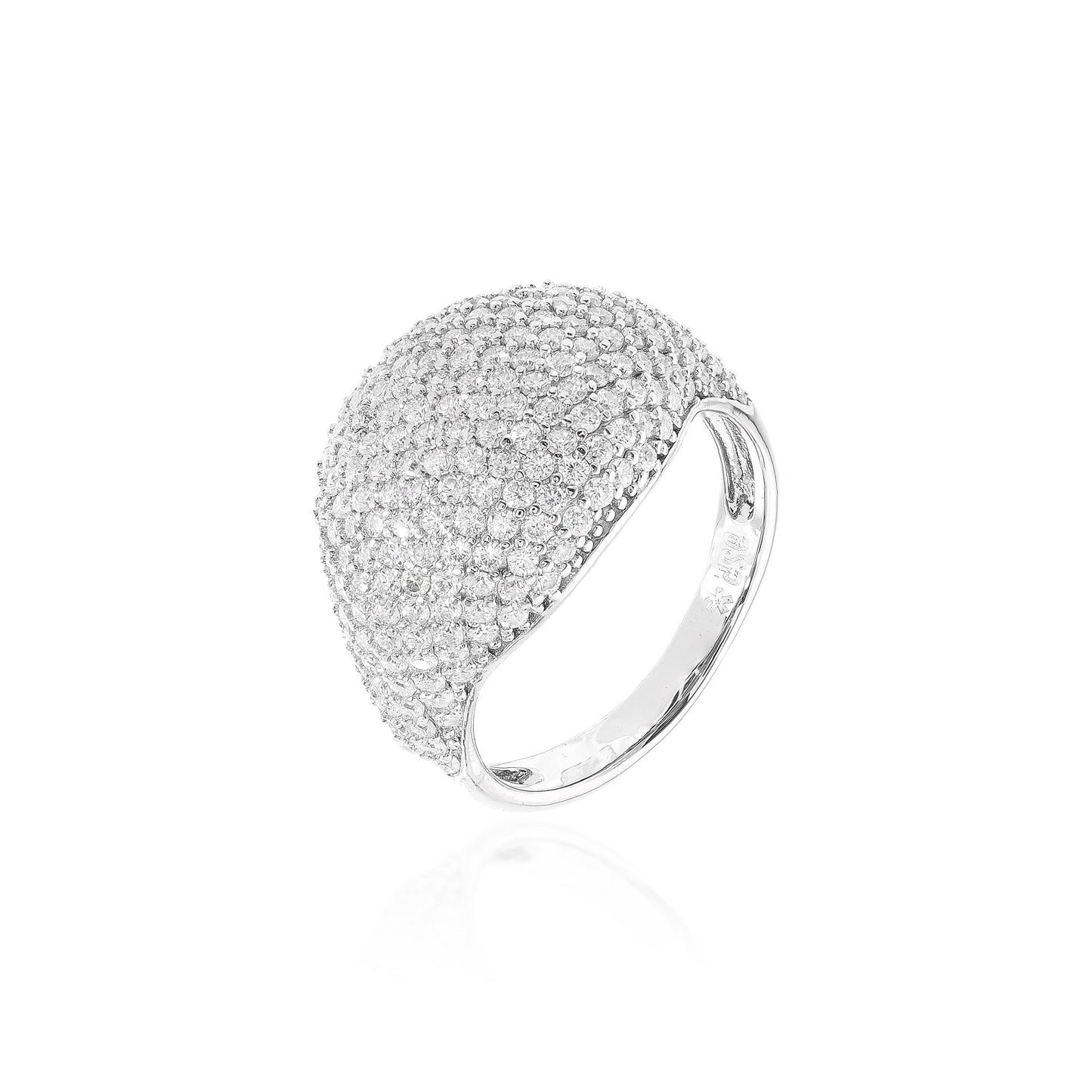 Dome Moissanite Ring