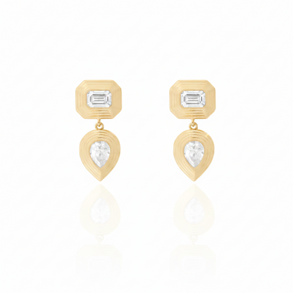 Mayfair Mosaic Moissanite Earrings