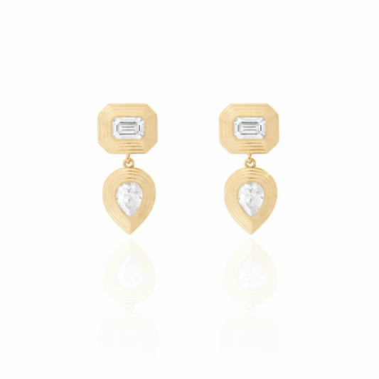 Mayfair Mosaic Moissanite Earrings