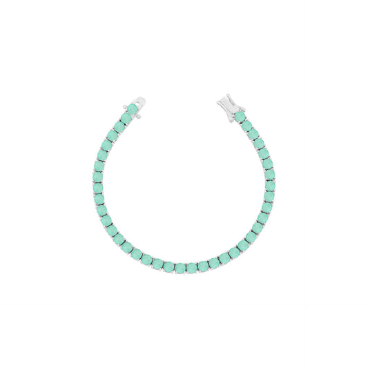 Chivor 3mm Natural Colombian Emerald Riviera Bracelet