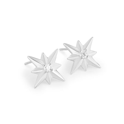 North Star Moissanite Studs
