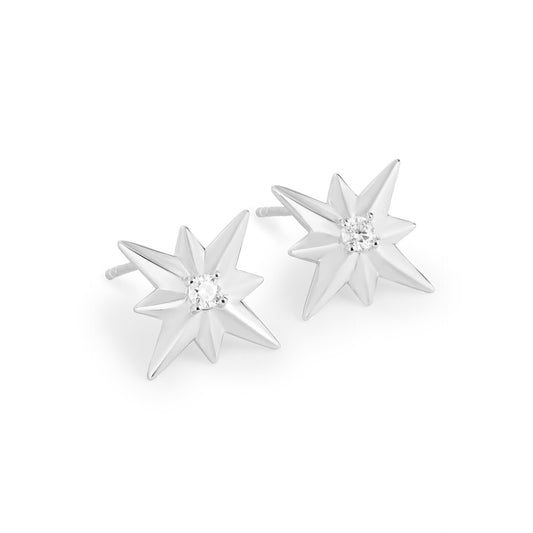 North Star Moissanite Studs